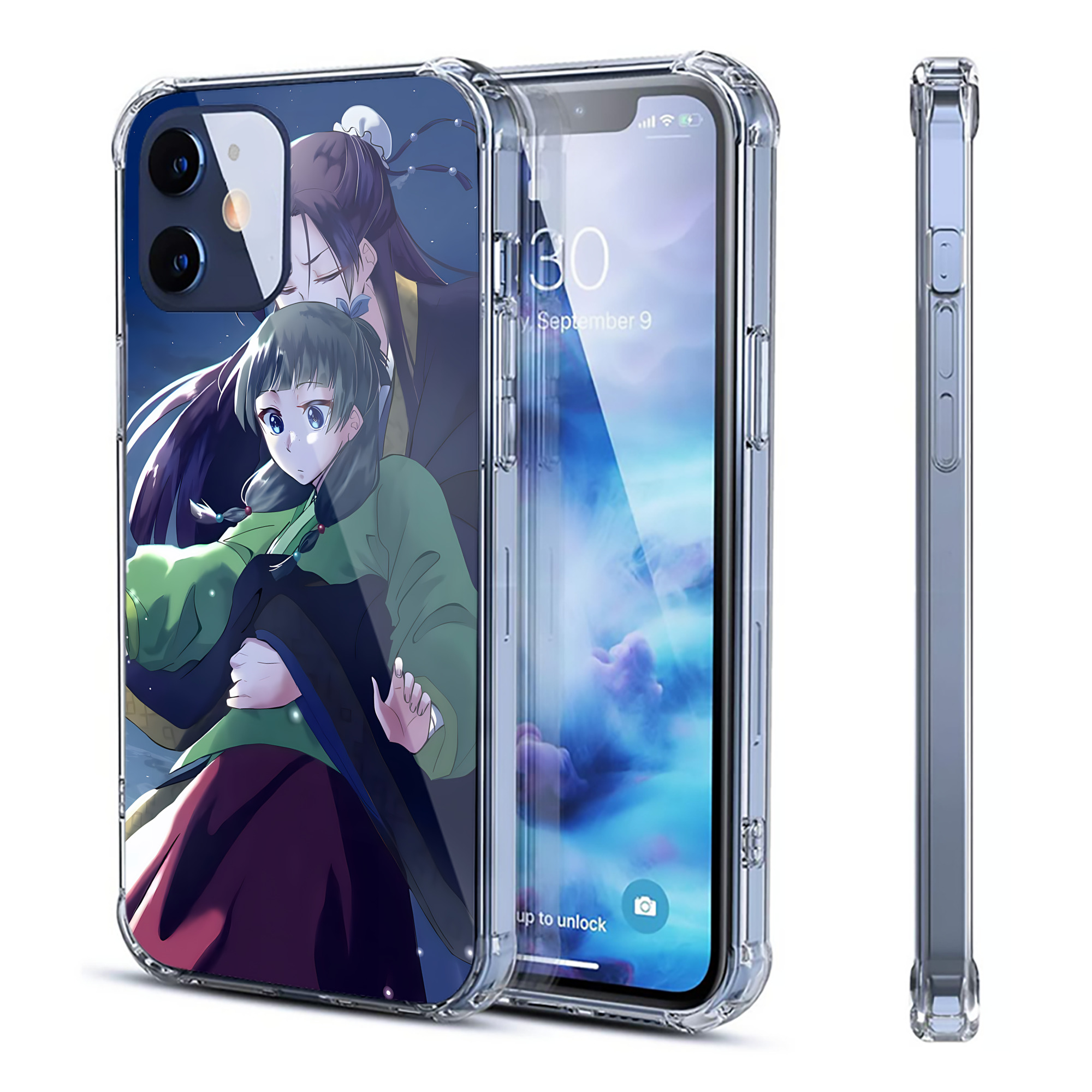 （画像用） 薬屋のひとりごと The Apothecary Diaries 【iPhone 12シリーズ対応】透明スマホケース（クリアソフトケース）